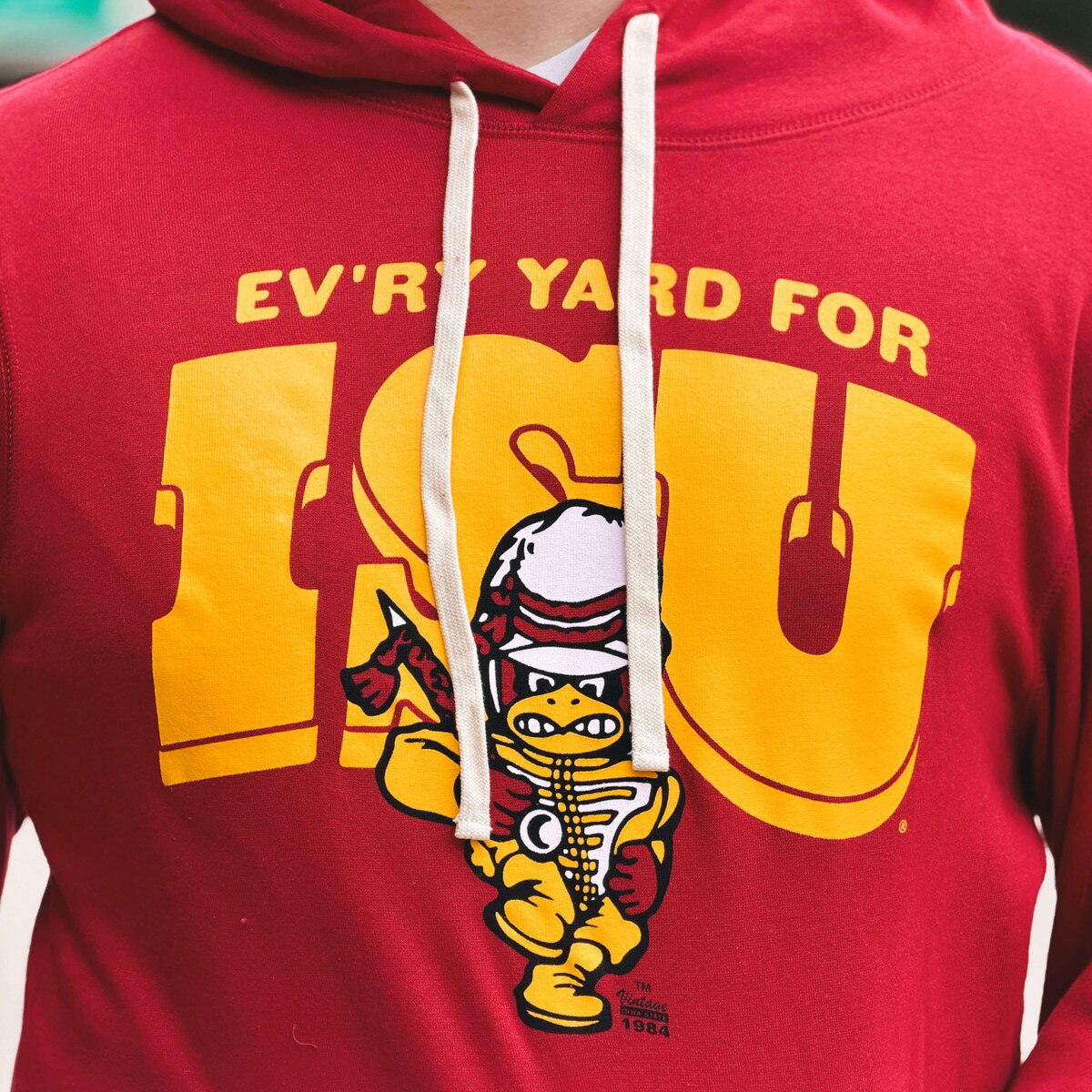 Homefield Vintage Marching Band Cy Cardinal Hoodie